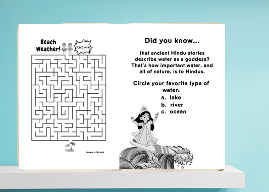 Indian Summer Activity Book for Kids! Tulsie