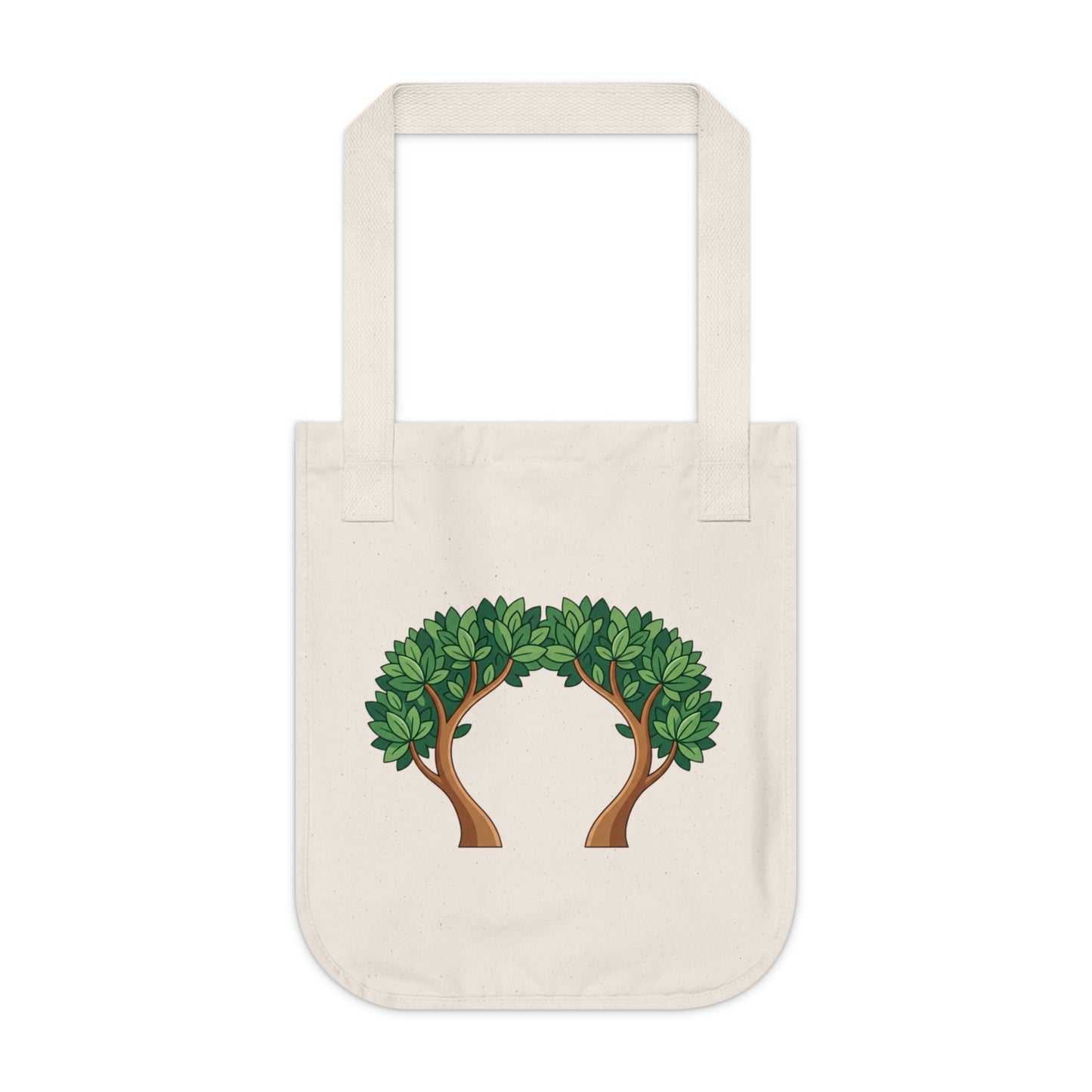 Earth Day Indian Motif Organic Canvas Tote Bag Printify