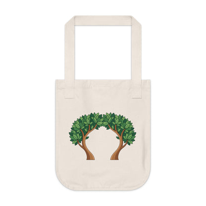 Earth Day Indian Motif Organic Canvas Tote Bag Printify