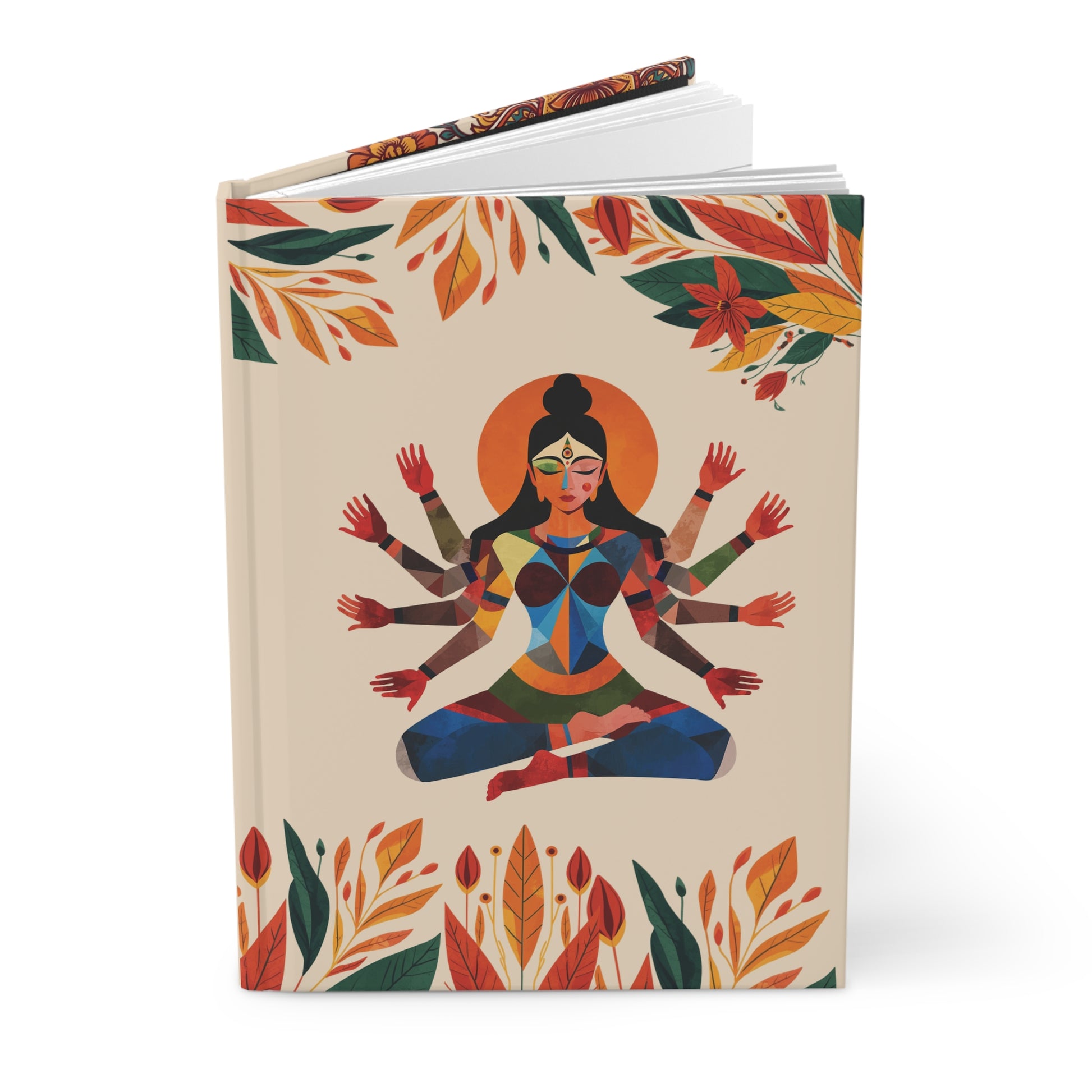 Goddess Hardcover Journal,  Divine Feminine Notebook for Mindfulness Printify