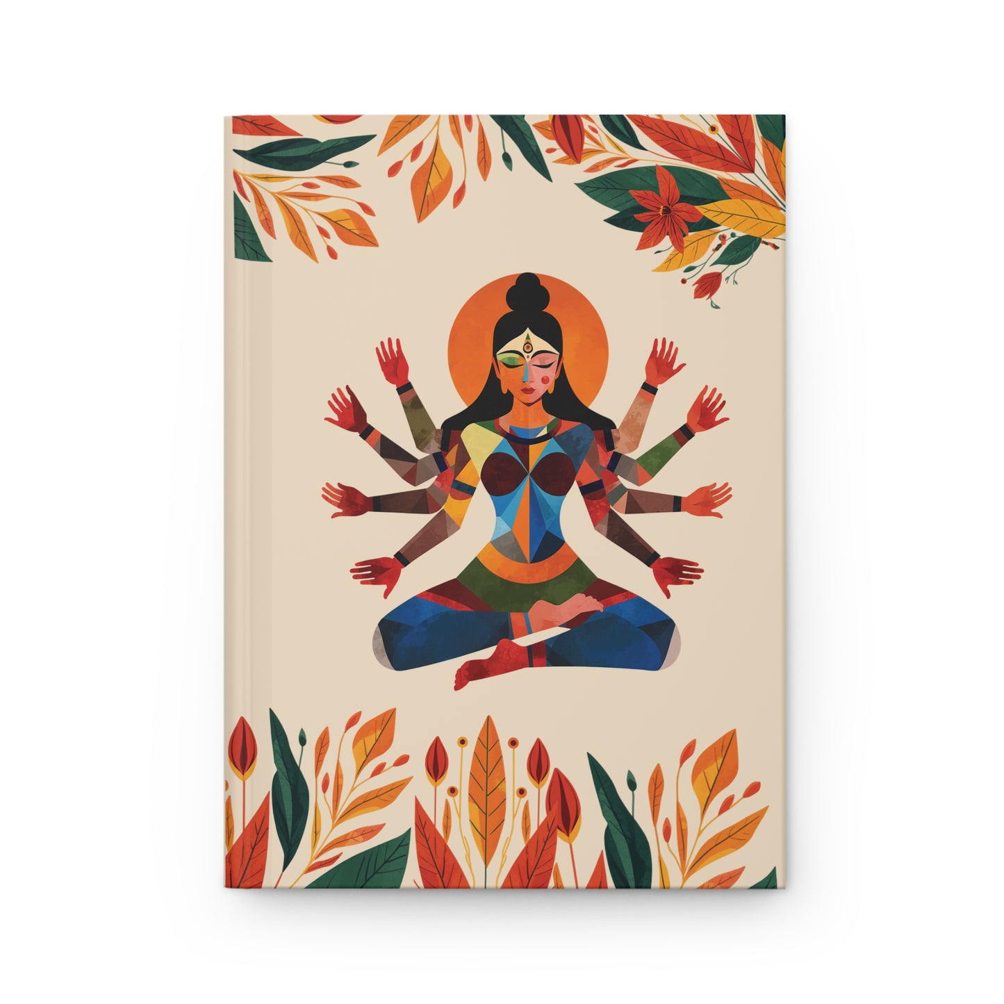 Goddess Hardcover Journal,  Divine Feminine Notebook for Mindfulness Printify