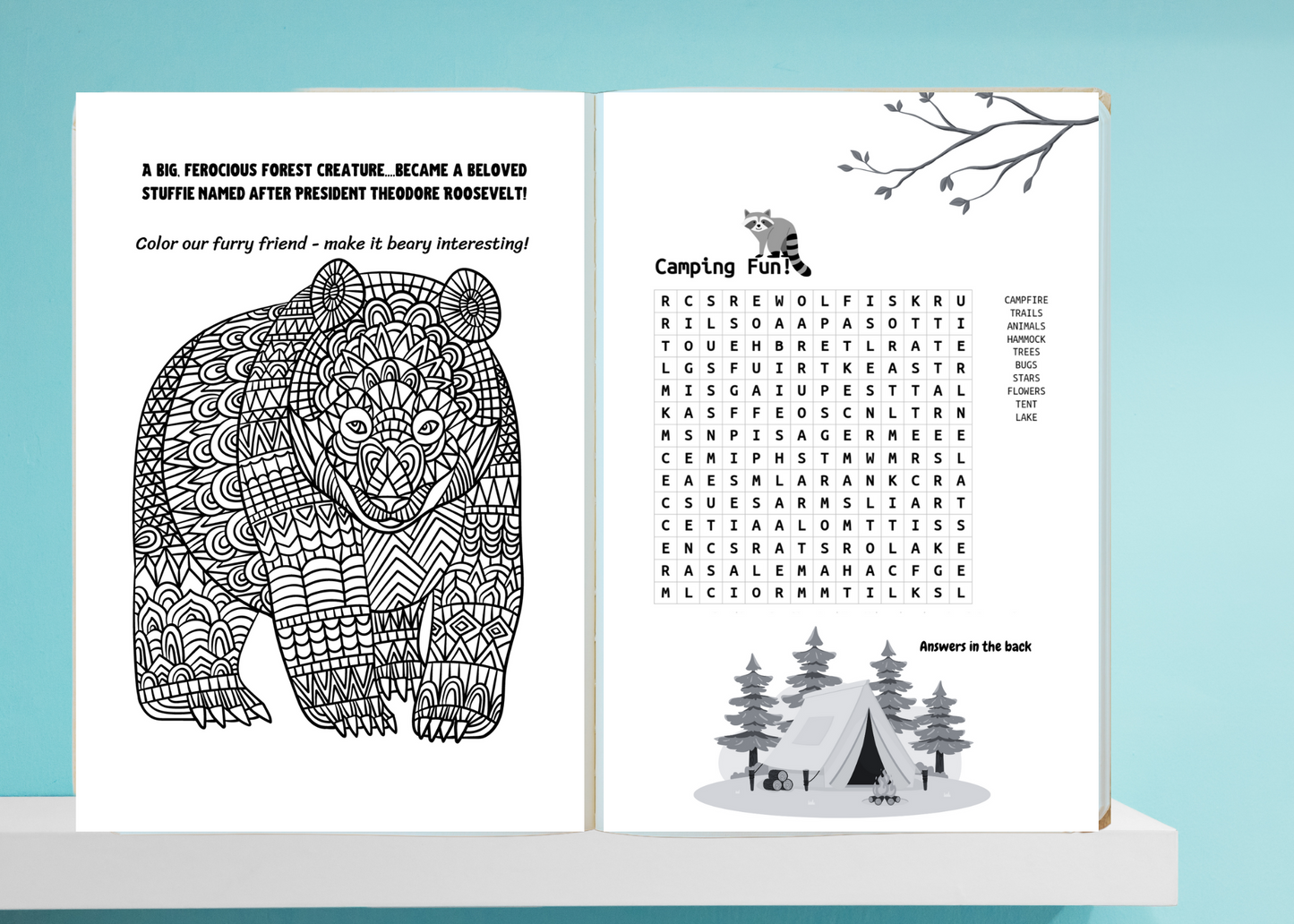 Indian Summer Activity Book for Kids! Tulsie